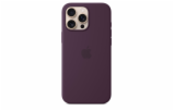 iPhone 16 Pro Max Silicone Case with MS - Plum