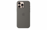 iPhone 16 Pro Max Silicone Case with MS - Stone Gr