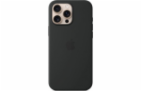 iPhone 16 Pro Max Silicone Case with MS - Black