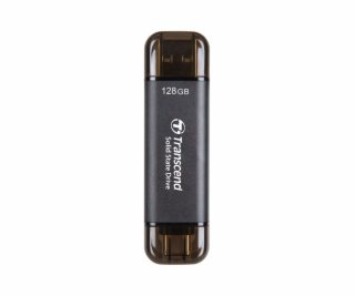Transcend SSD ESD310C      128GB USB-C USB 3.2 Gen 2x1 black