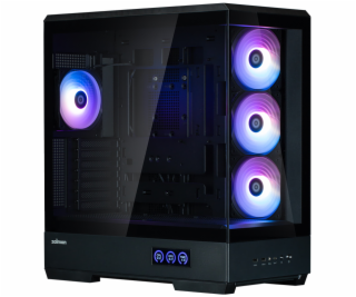 Zalman skříň P50 DS / Middle Tower / 4x120mm ARGB fan / 2...
