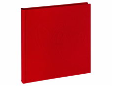 Walther My Heart rot       20x20 40 weiße S. Leineneinband FA243R