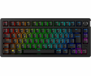 HyperX Alloy Rise 75/Bezdrátová USB + Bluetooth/Černá