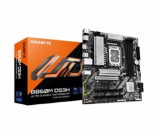 GIGABYTE MB Sc LGA1851 B860M DS3H, Intel B860, 4xDDR5, 2x...