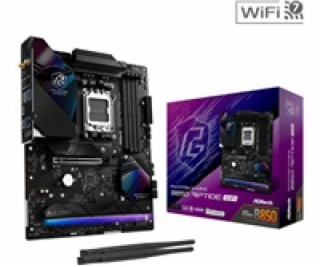 ASRock MB Sc AM5 B850 Riptide WiFi, AMD B850, 4xDDR5, 1xH...