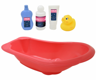 Koupací set pro panenky 46 cm s vaničkou a doplňky