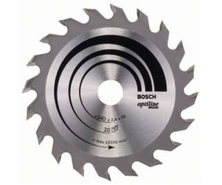 Pilový kotouč Optiline Wood - 140 x 20/12,7 x 2,4 mm, 20 ...