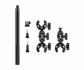 Motorcycle/bicycle mount PULUZ with a single clamp and se...