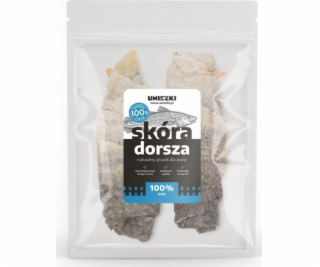 UNISZKI Kůže z tresky - pochoutka pro psa - 100g