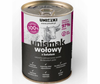 UNISZKI Unismak Hovězí s batáty - mokré krmivo pro psy - ...