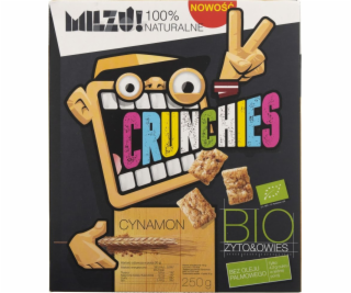 Milzu Milzu Crunchies ražné a ovsené škoricové vločky - 2...