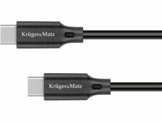 Kabel USB Kruger&Matz USB-C - USB-C 2.5 m Czarny (KM1261)