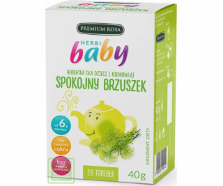 Prémiový čaj Rosa pro děti a kojence Peaceful Tummy 20 sáčků