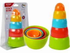 Leantoys Cup Arcade Puzzle pro batole 5 ks