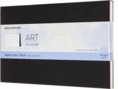 Moleskine Block MOLESKINE Watercolor L (13x21 cm), 20 strán, čierna
