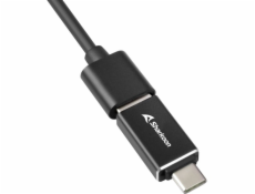 3-Port USB 3.2 Gen 1 Alu Hub + Ethernet, Dockingstation