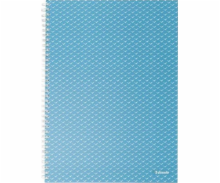Zápisník Esselte Color'Breeze A5 štvorčekový modrý
