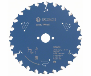 Pilový kotouč Expert for Wood; 160 x 20 x 2,2 mm, 24 - 31...