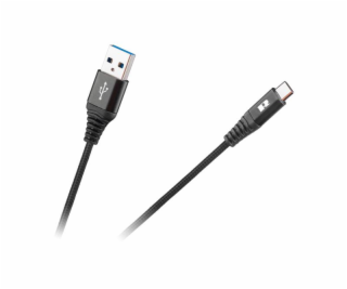 Kábel REBEL USB/USB-C čierny 2m