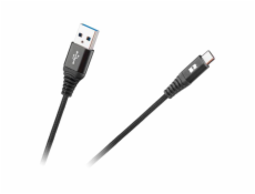 Kábel REBEL USB/USB-C čierny 2m