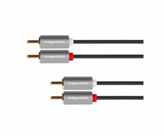 Kabel KRUGER & MATZ 2xCINCH konektor/2xCINCH konektor 1,8...