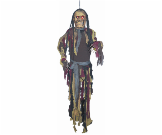 Halloween kostra zombie se svítícíma očima, 160 cm