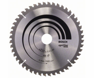 Pilový kotouč Optiline Wood - 210 x 30 x 2,0 mm, 48 - 316...