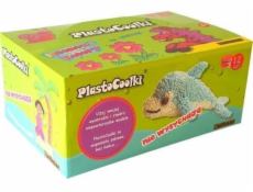 Mäsa plastyczna Plastocoolki neonowe Display 12 sztuk