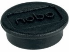 Nobo Blackboard magnety 13 mm čierne, bal./10 ks
