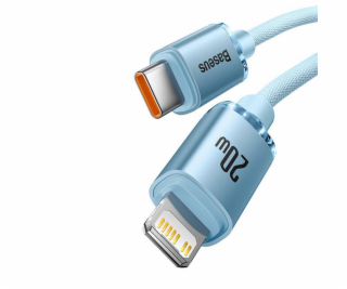 Baseus USB-C – Lightning USB kábel 1,2 m svetlo modrý (BS...
