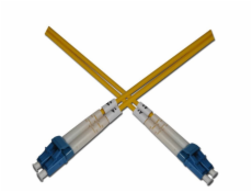 Optický patchkabel duplexní, LC-LC 9/125um SM, 50m, OS2
