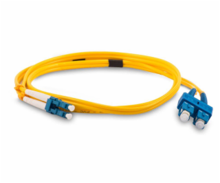 Optický patchkabel duplexní, LC-SC 9/125um SM, 20m, OS2