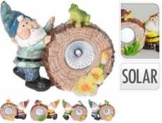 Lampa solárna s trpaslíkom pri pni 9x13 cm