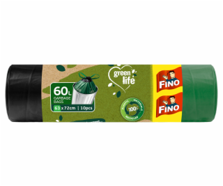  Vrece na odpadky 60 l/10 ks zaťahovacie recyklované Gree...