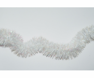 Řetěz vánoční  1,8 m / 5 cm bílá duha