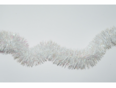 Řetěz vánoční  1,8 m / 5 cm bílá duha