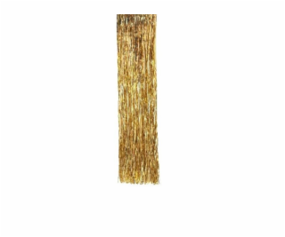 Lameta vánoční hladká zlatá 100 cm