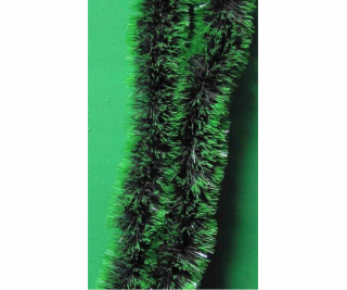 Řetěz vánoční 1,8 m / 5 cm zelený se světle zelenými kon