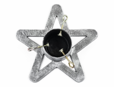 Stojánek na stromeček litina STAR 37x35x11,2 cm