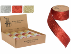 Stuha vánoční 2,7 mx3,8 cm mix barev