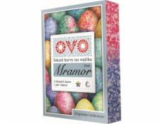 Barvy na vajíčka OVO 5 ks efekt mramor