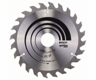 Pilový kotouč Optiline Wood - 165 x 30 x 2,6 mm, 24 - 316...