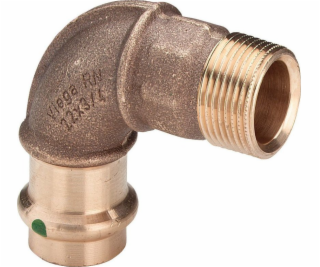 Viega Arch 90 ° s SC 15 x 3/4 křemíkový bronz / lesklá tr...