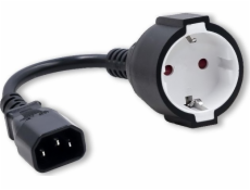 Adapter IEC 320 C14 / SCHUKO | 0.15m
