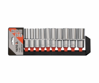 Yato Sada 6-ti bodových zásuvek 1/2 10-24mm dlouhé 10 ks....