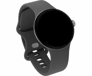 Google Pixel Watch WiFi polished silver/charcoal