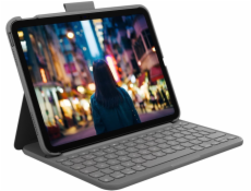 Slim Folio Keyboard Case pre iPad 10. generácie US Grey