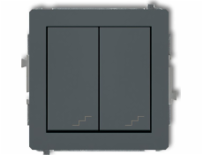 Karlik deco Double Field Lowworker Graphite Mat 28DWP-33