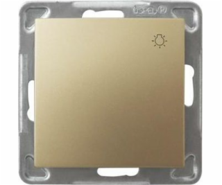 Ospel svetelný spínač Impression zlatá metalíza (LP-5Y/m/28)