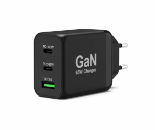 PORT CONNECT Síťová nabíječka pro USB-C a  USB-A, 65 W, č...